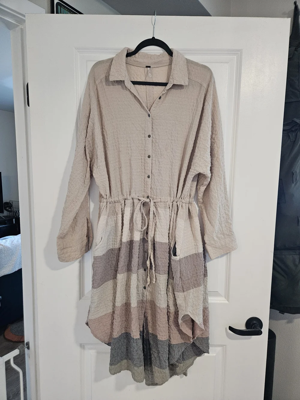 Free People Ray of Light Woven Dress - Size Large